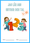 Jag lär mig siffror och tal 1 - 20