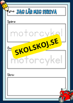 Jag lär mig skriva - Häfte - Spåra och skriv (40 sidor)