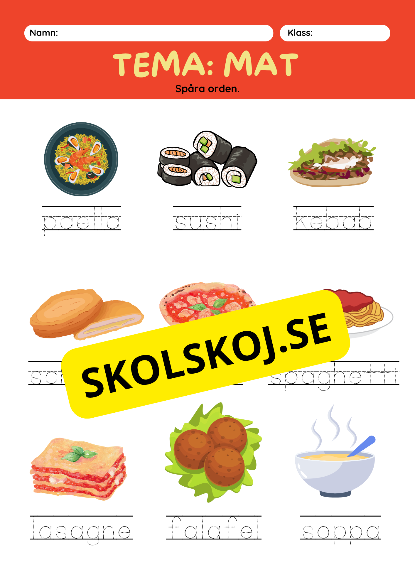 Jag lär mig skriva - Häfte