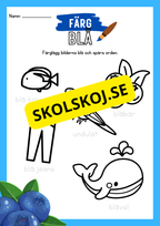 Jag lär mig skriva - Jag lär mig färgerna