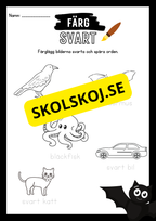 Jag lär mig skriva - Jag lär mig färgerna