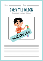 Jag lär mig skriva - Tema leksaker (24 sidor)