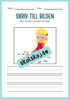 Jag lär mig skriva - Tema leksaker (24 sidor)