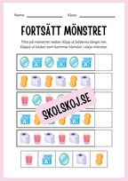 Jag lär mig skriva - Tema personlig hygien (24 sidor)