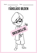 Jag lär mig skriva - Tema personlig hygien (24 sidor)