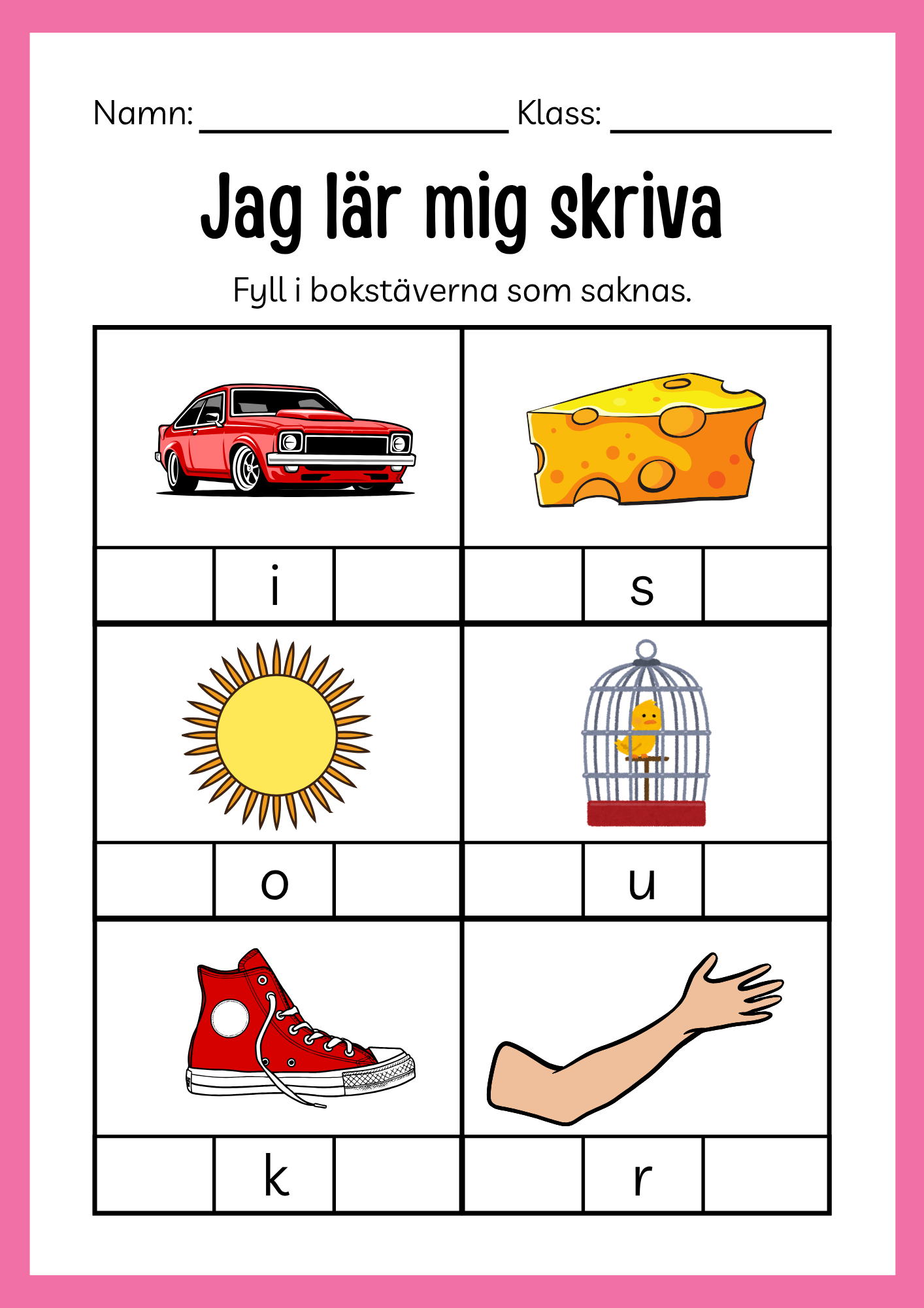 Jag lär mig skriva - Ver 2