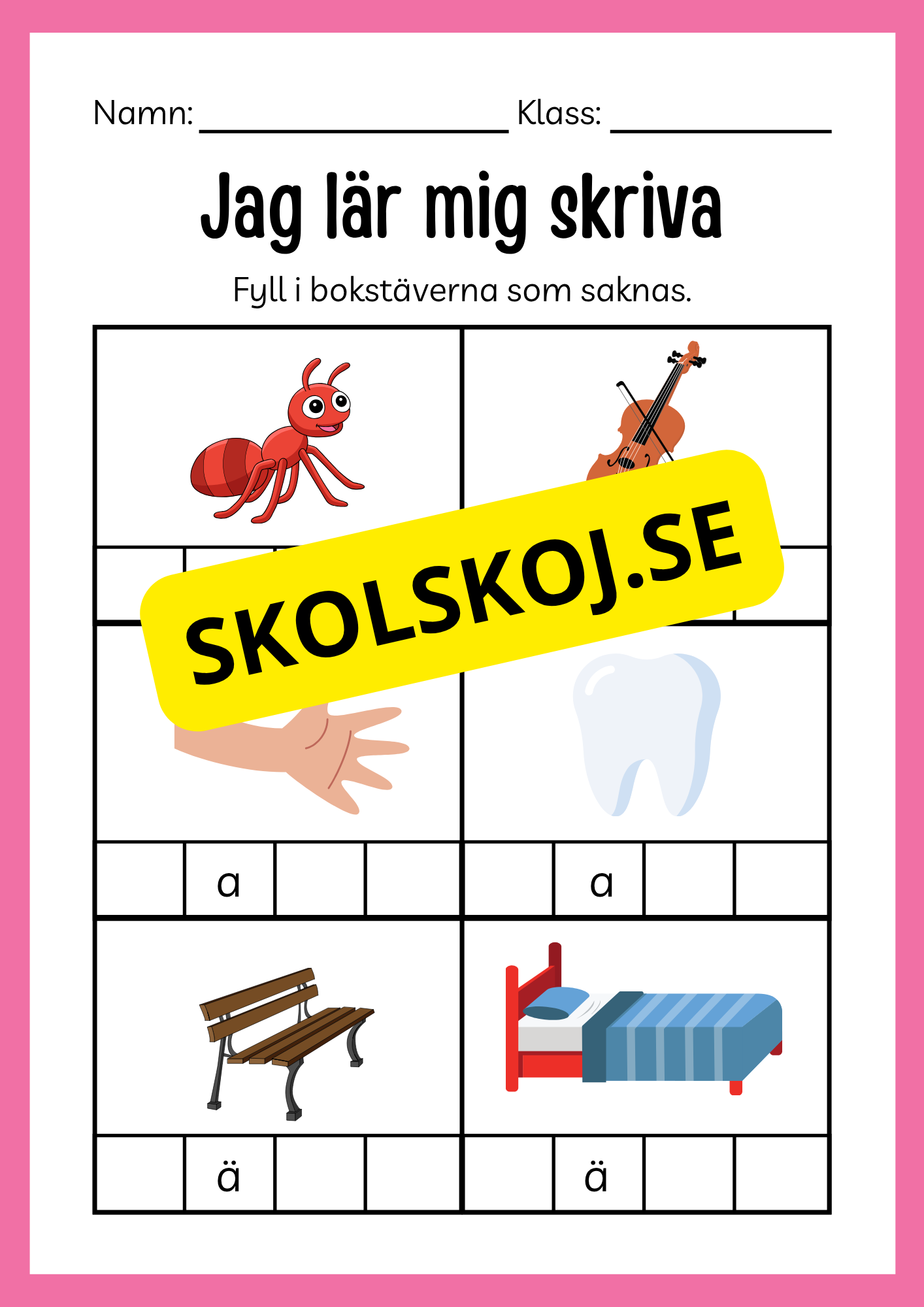 Jag lär mig skriva - Ver 2