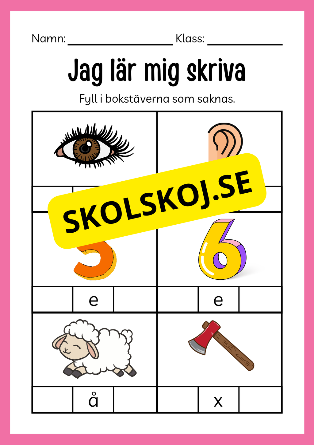 Jag lär mig skriva - Ver 2
