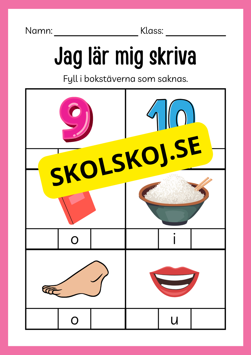 Jag lär mig skriva - Ver 2