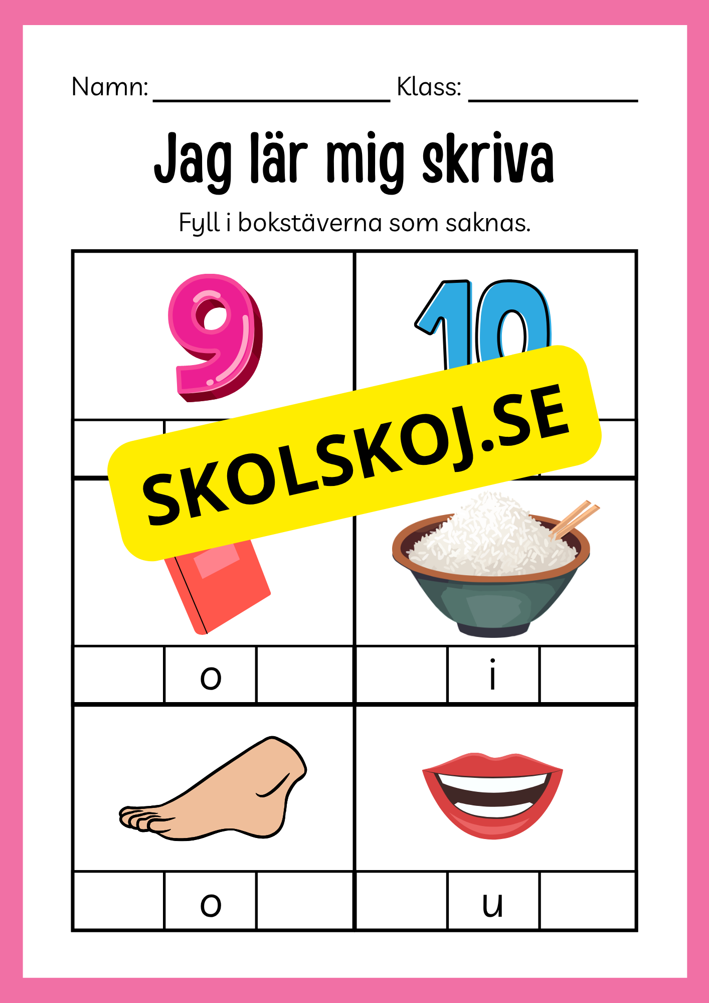 Jag lär mig skriva - Ver 2