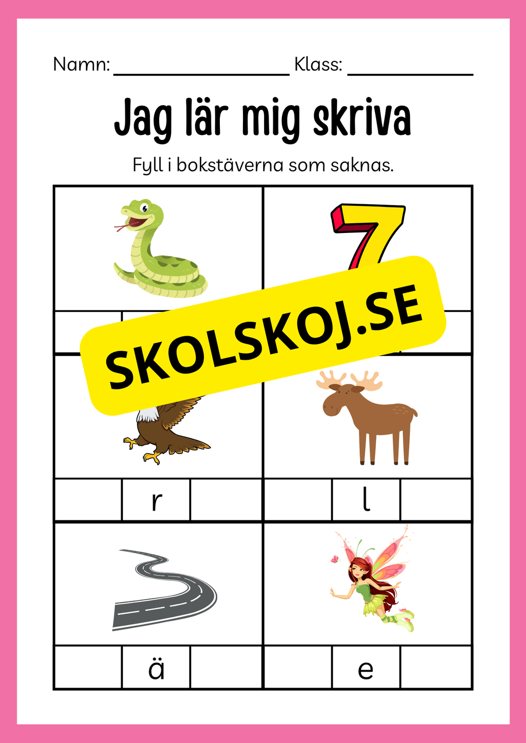 Jag lär mig skriva - Ver 2