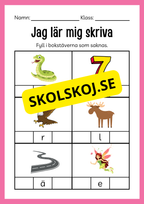 Jag lär mig skriva - Ver 2
