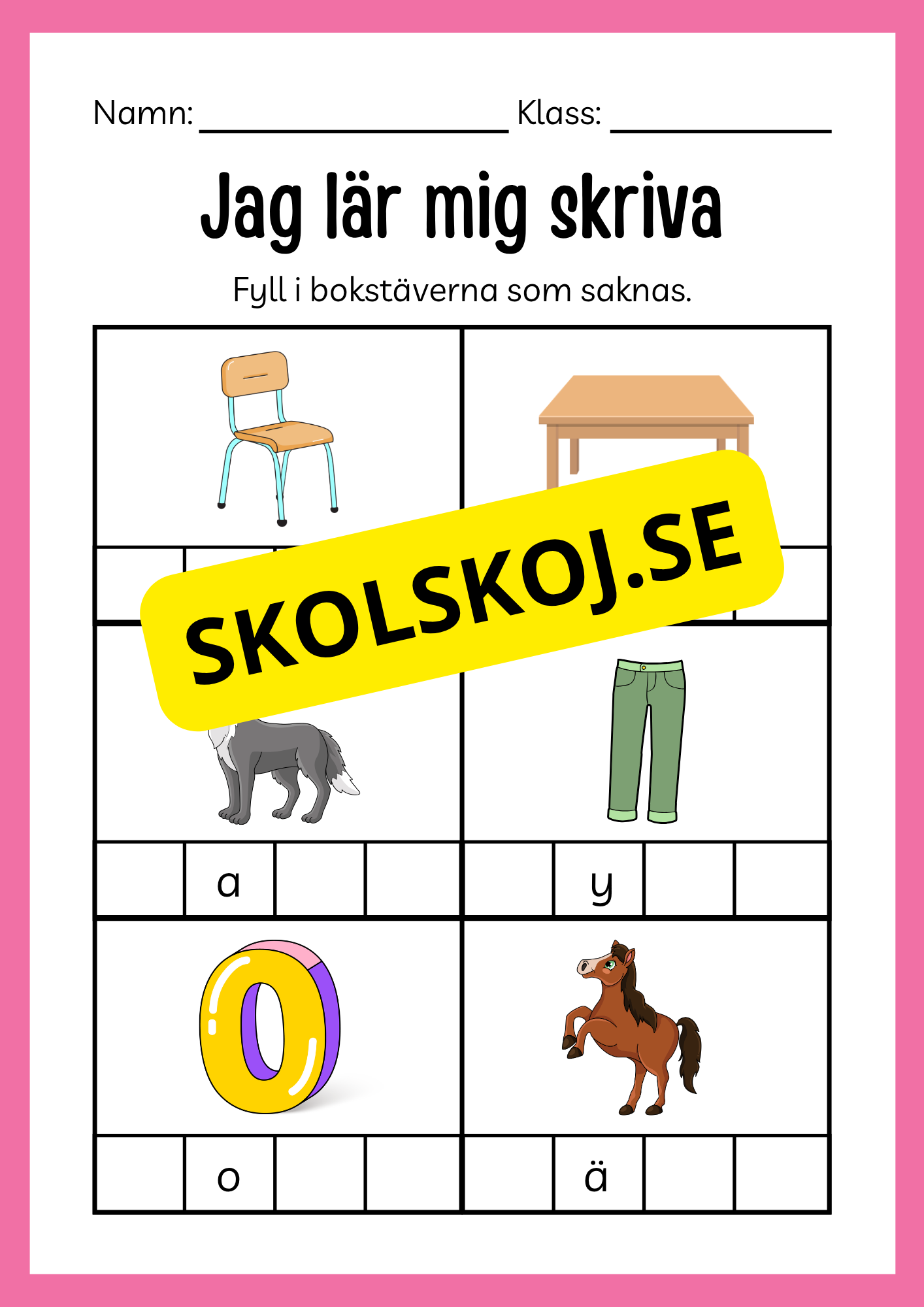 Jag lär mig skriva - Ver 2