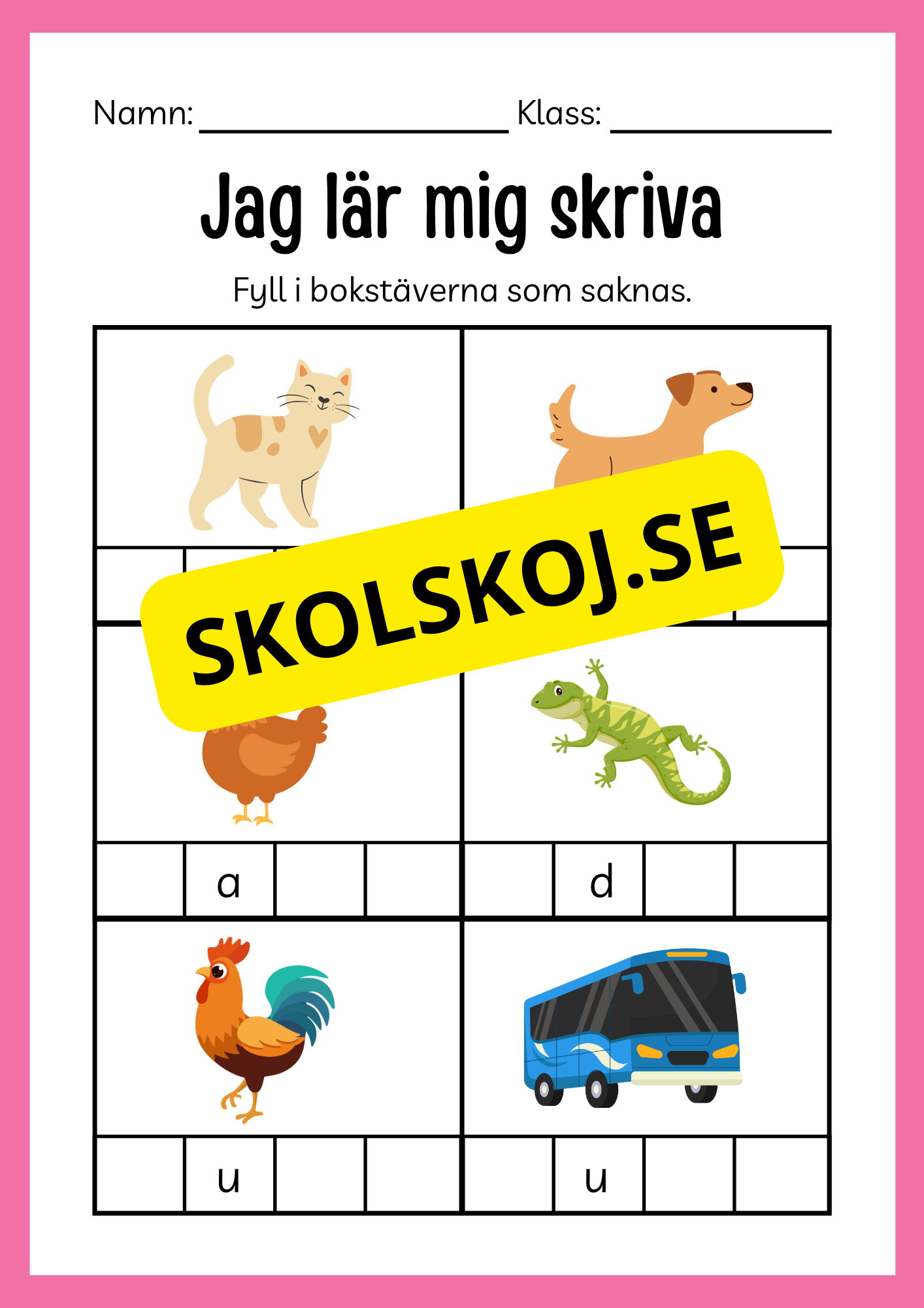 Jag lär mig skriva - Ver 2