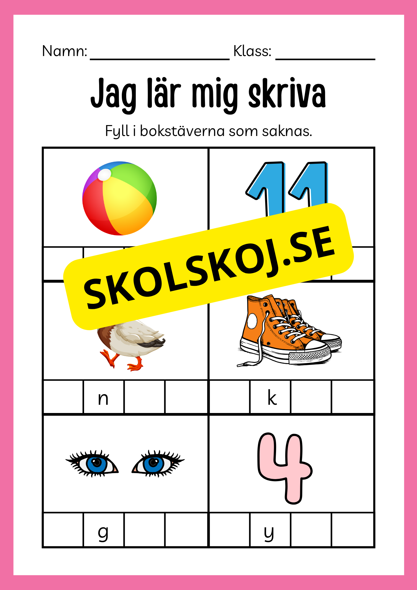 Jag lär mig skriva - Ver 2