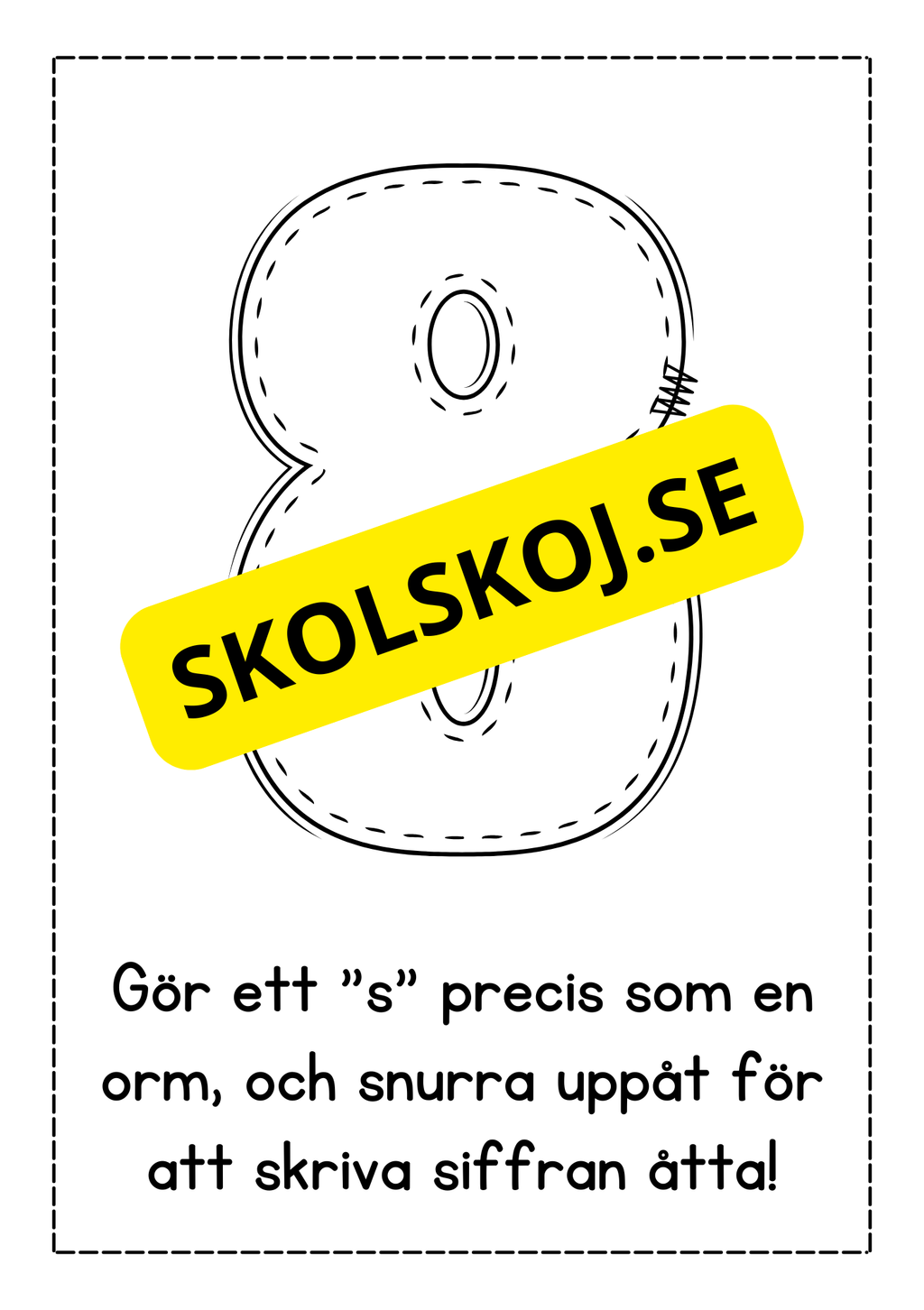 Jag lär mig skriva siffror - Häfte