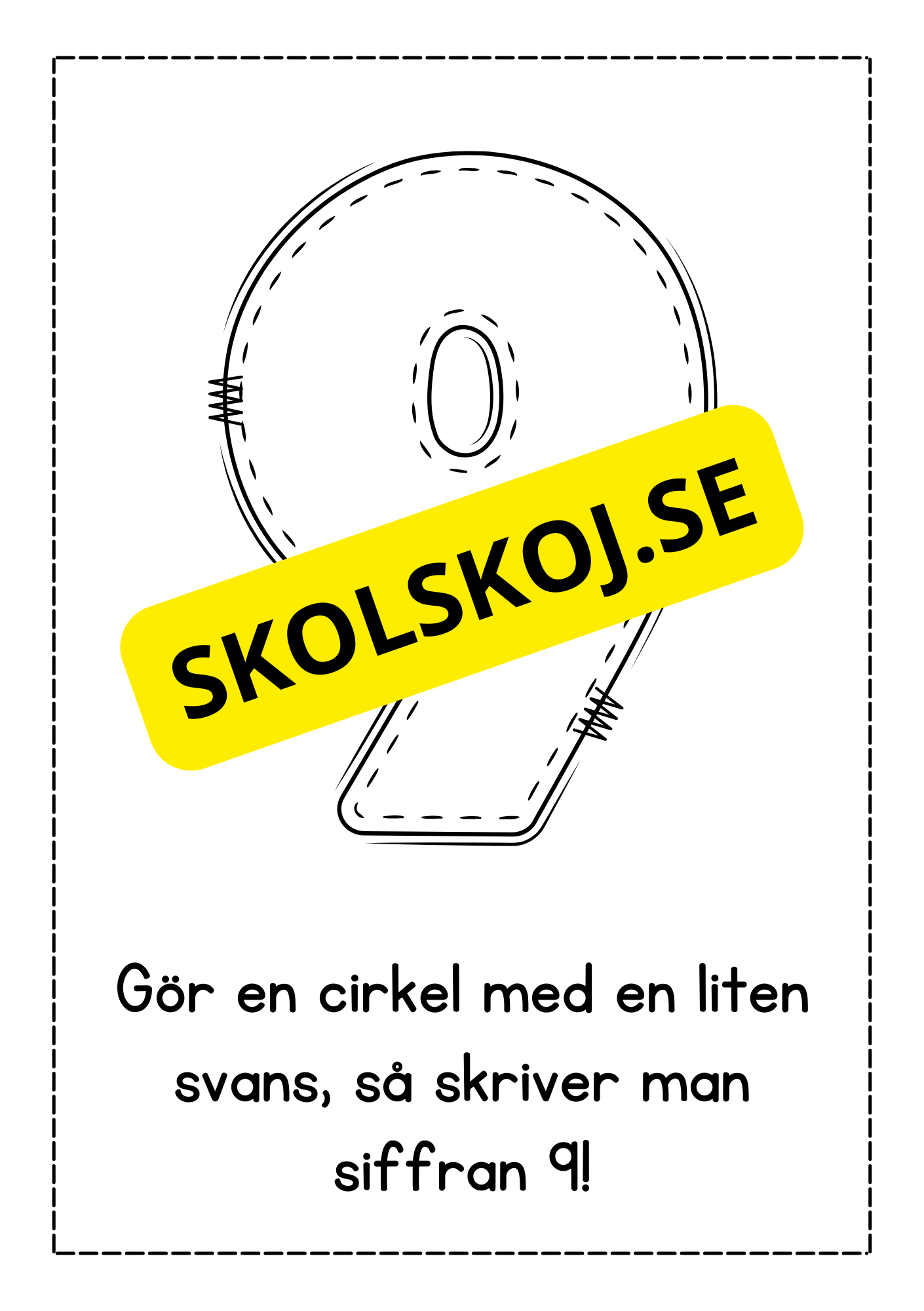 Jag lär mig skriva siffror - Häfte