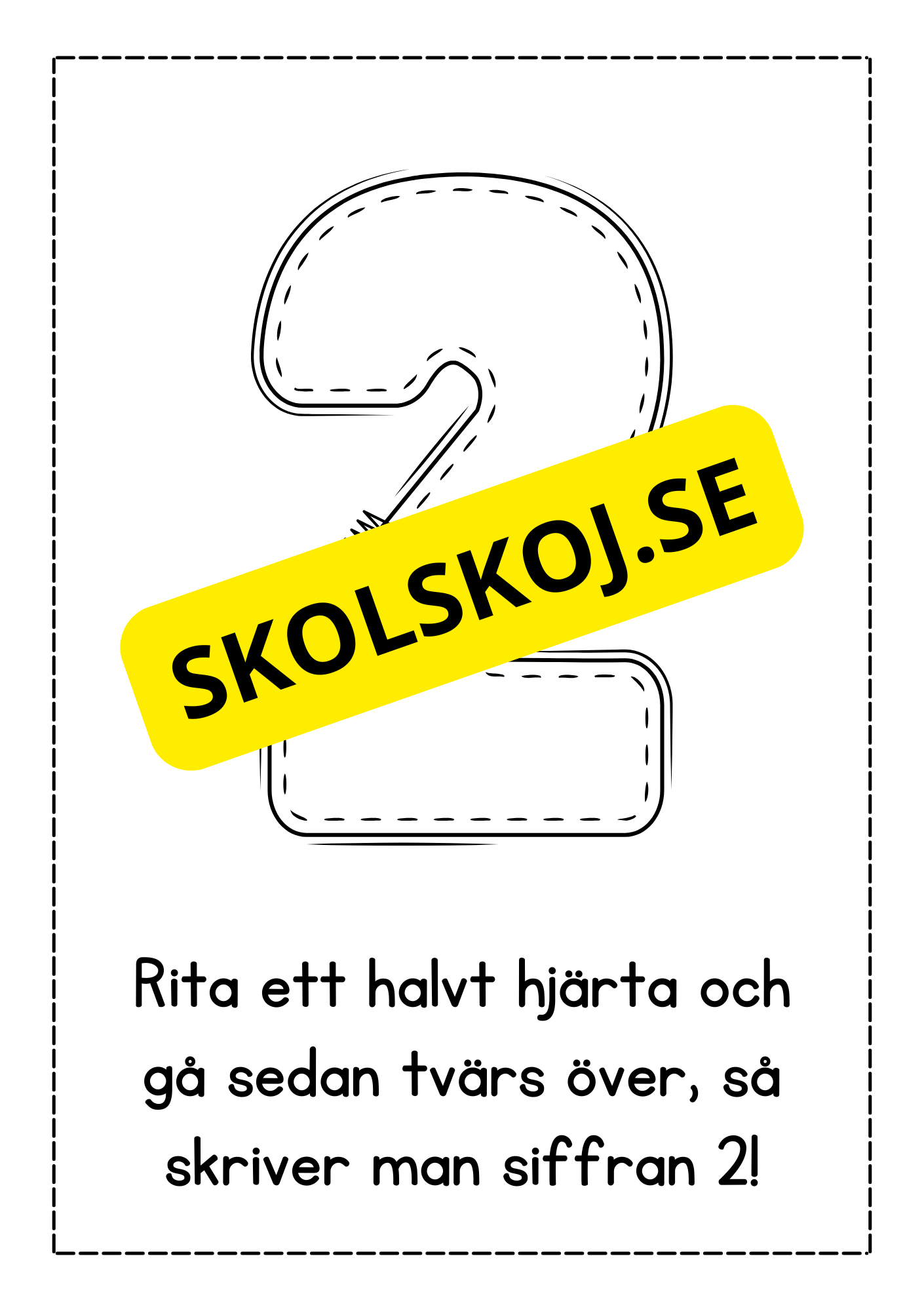 Jag lär mig skriva siffror - Häfte