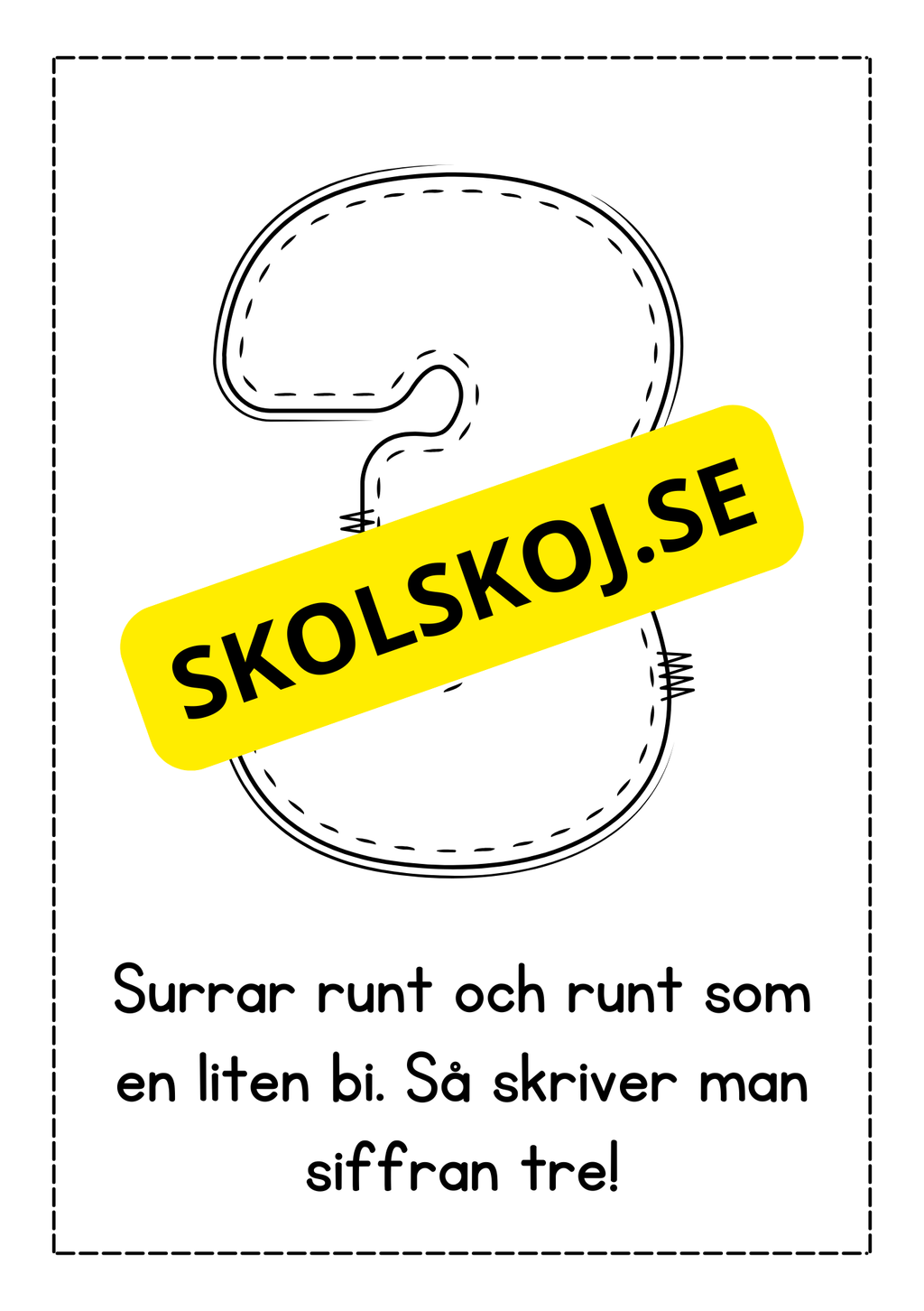 Jag lär mig skriva siffror - Häfte