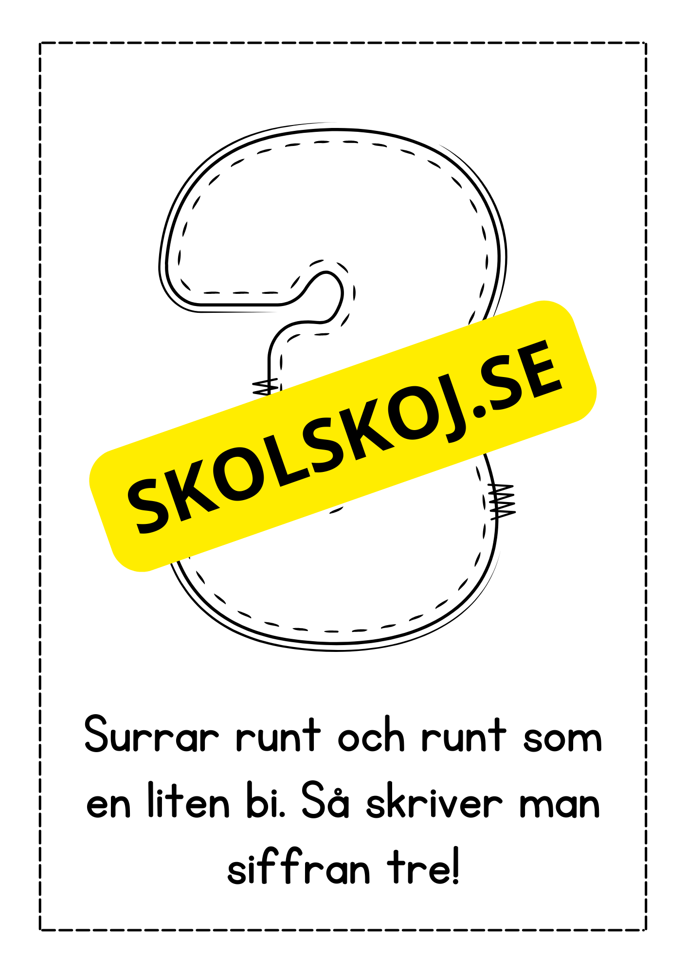 Jag lär mig skriva siffror - Häfte