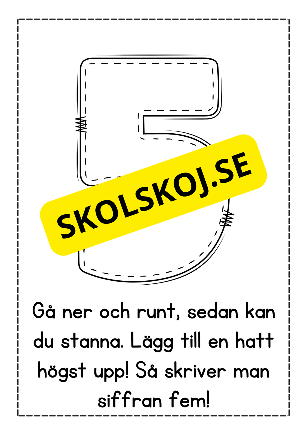 Jag lär mig skriva siffror - Häfte