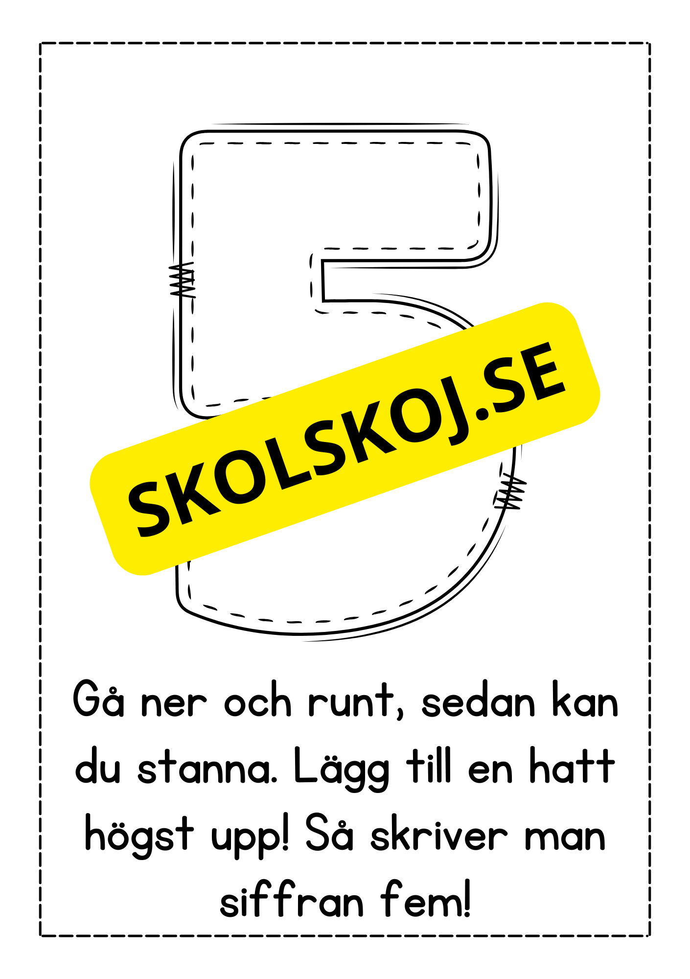 Jag lär mig skriva siffror - Häfte