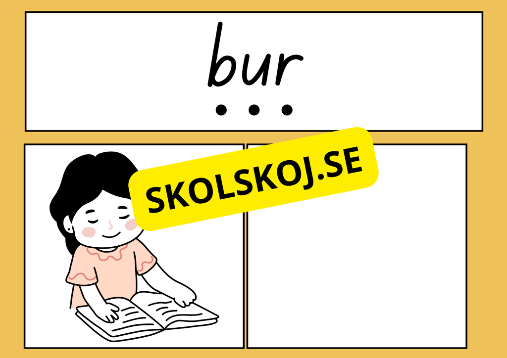 Jag lär mig stava, läsa och rita (22 sidor)