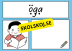 Jag lär mig stava, läsa och rita (22 sidor)