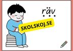 Jag lär mig stava, läsa och rita (22 sidor)