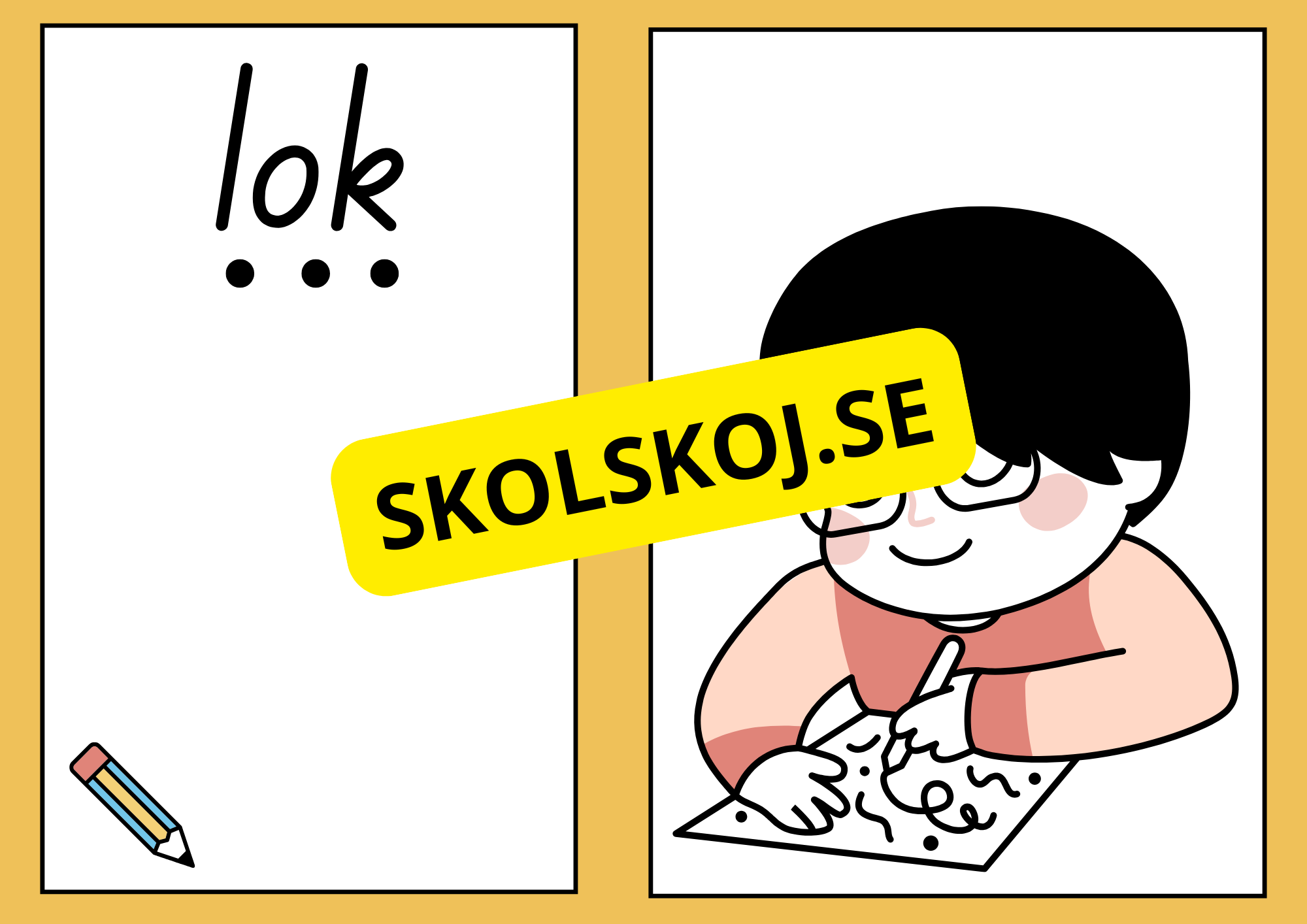 Jag lär mig stava, läsa och rita (22 sidor)