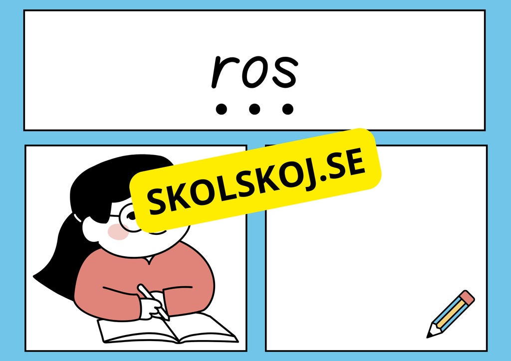 Jag lär mig stava, läsa och rita (22 sidor)
