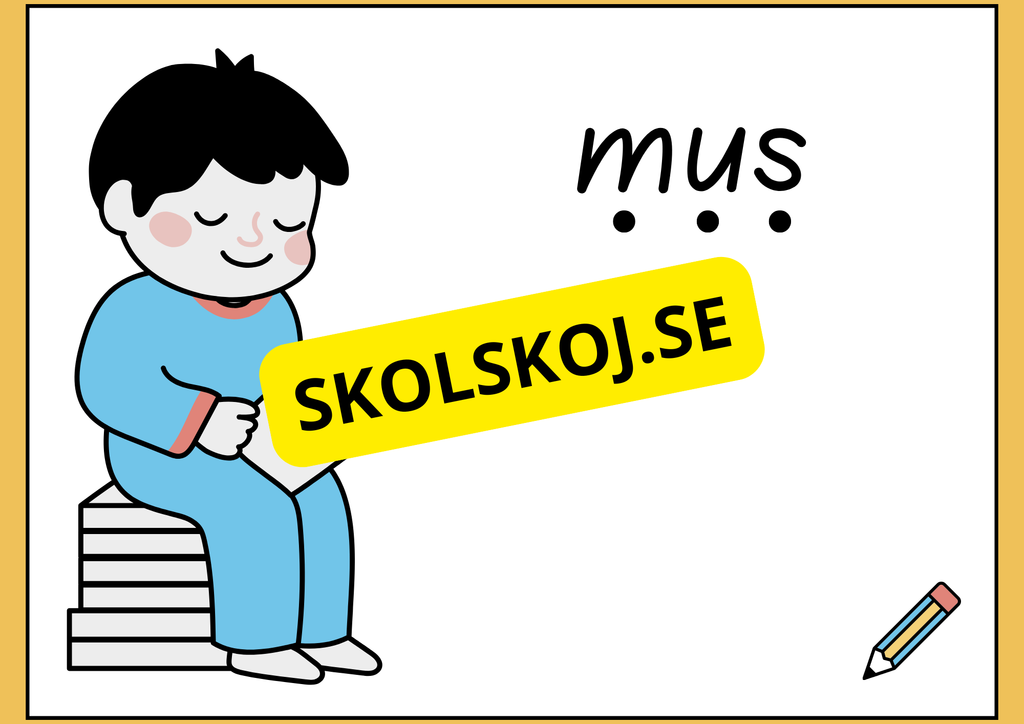 Jag lär mig stava, läsa och rita (22 sidor)