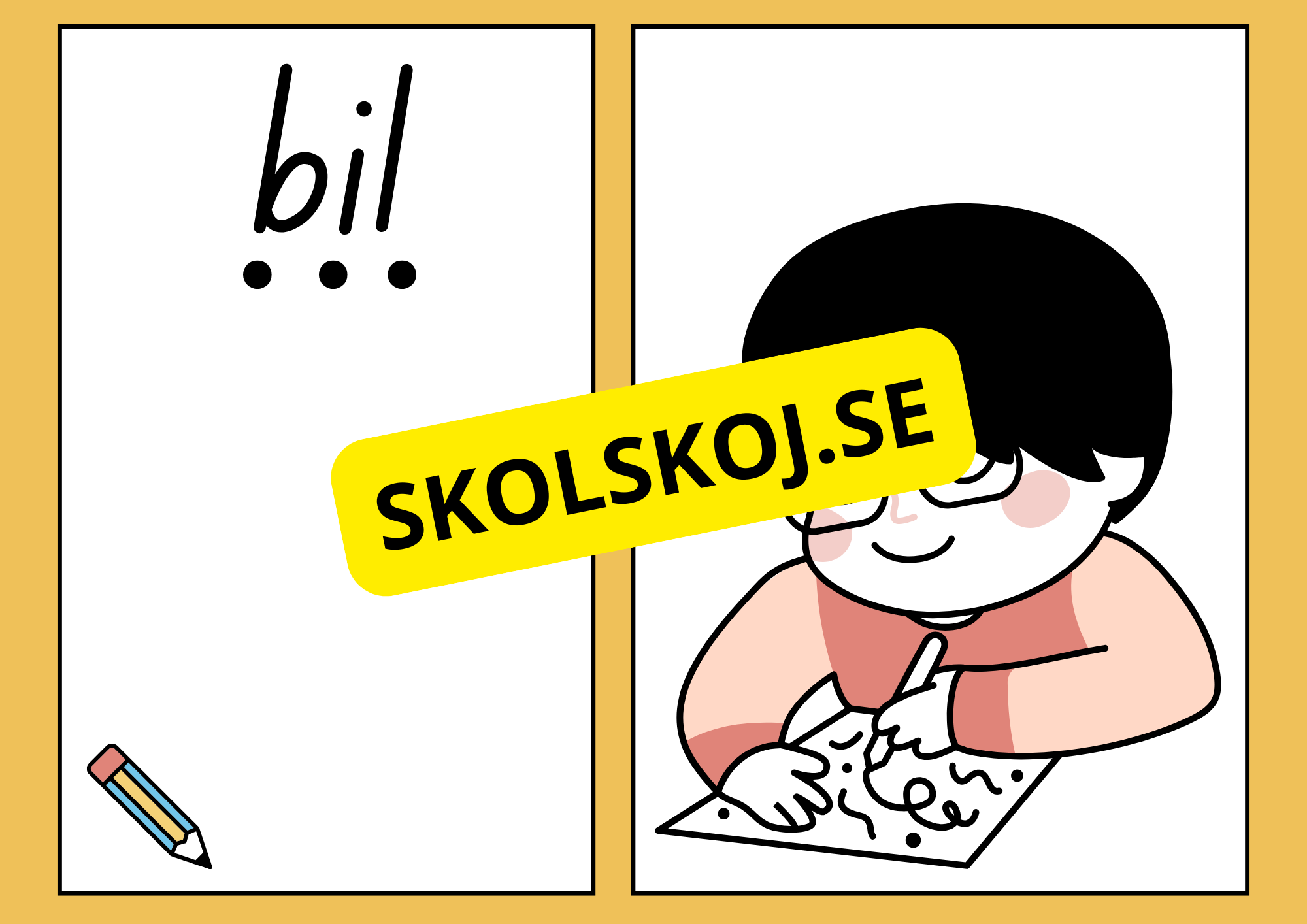 Jag lär mig stava, läsa och rita (22 sidor)