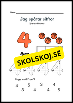 Jag spårar siffror - Häfte