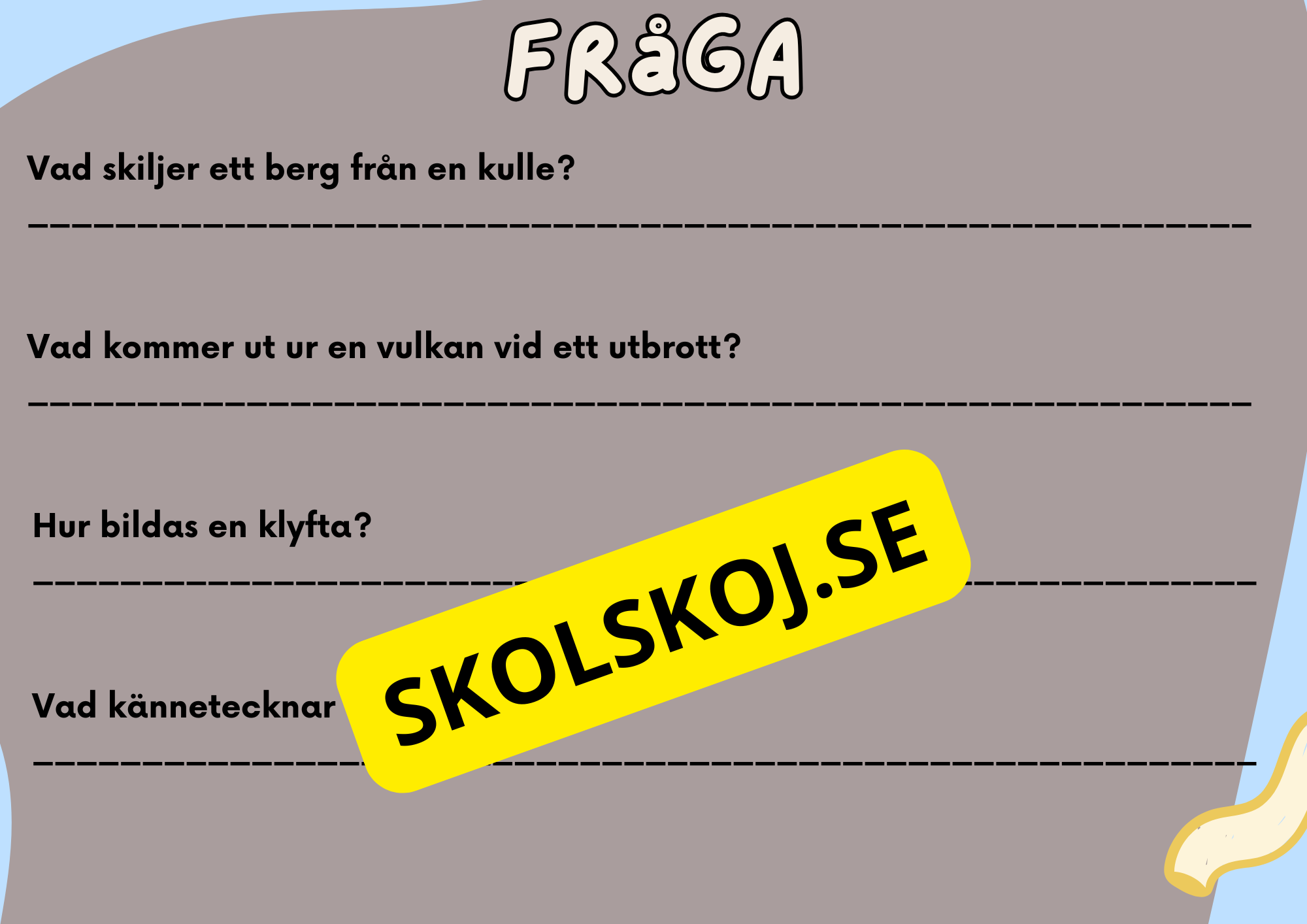 Jordens yta - Landformer