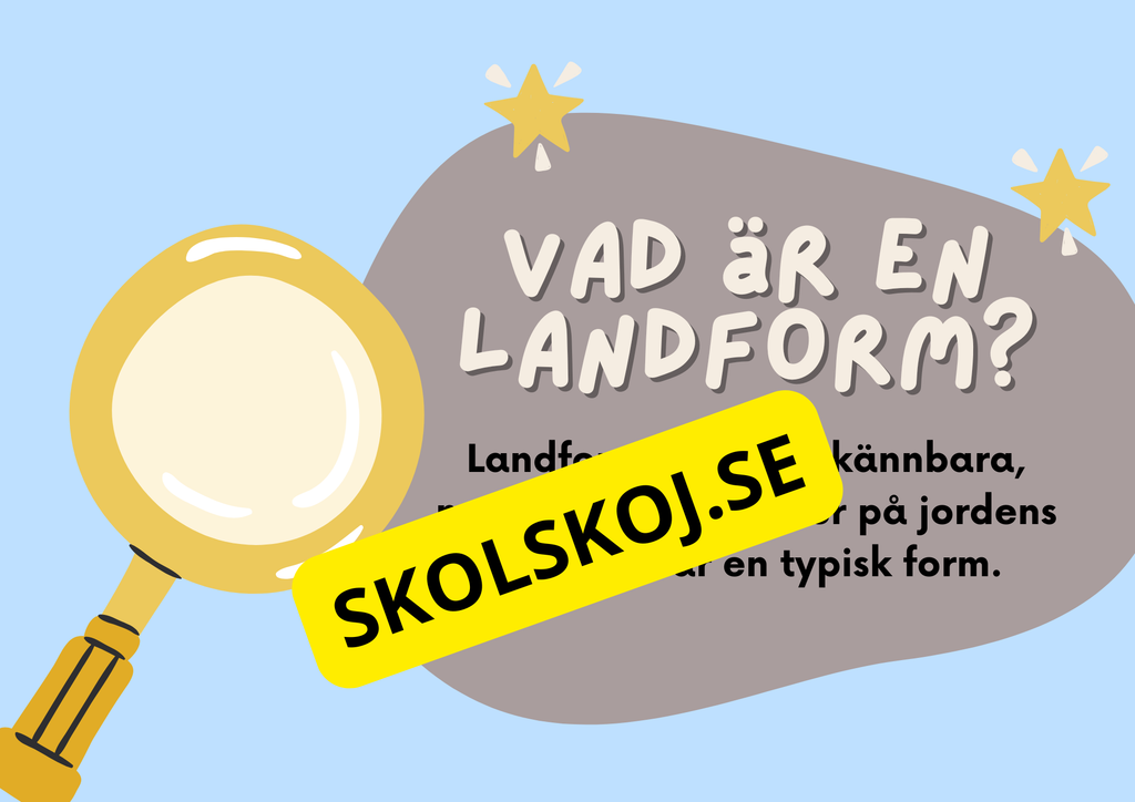 Jordens yta - Landformer