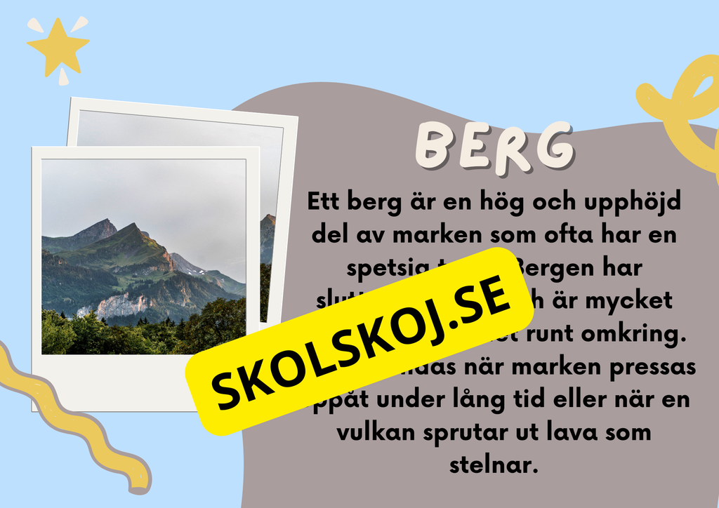 Jordens yta - Landformer