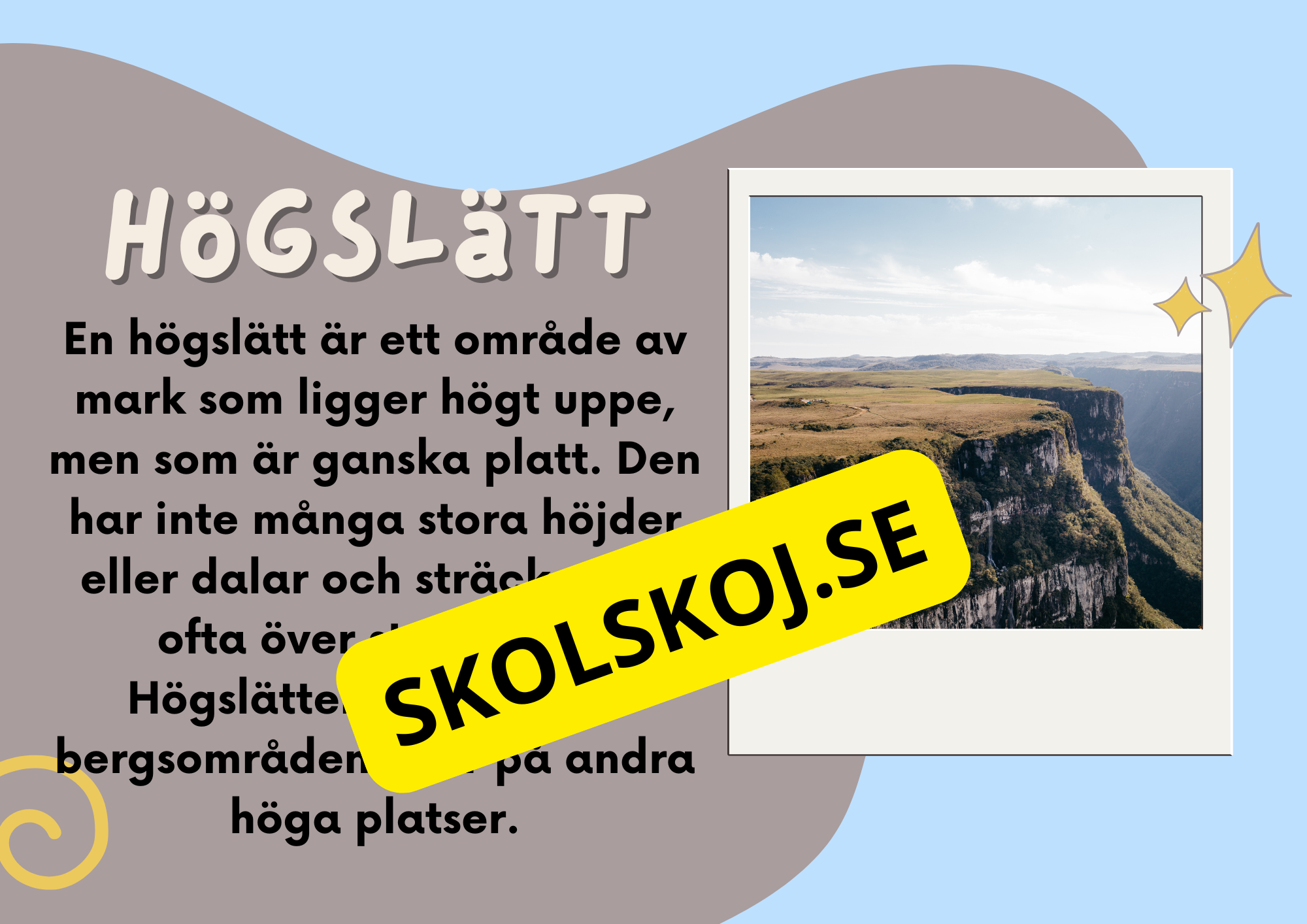 Jordens yta - Landformer