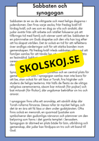 Judendomen - Historia, tro och traditioner - Årskurs 4 - 6