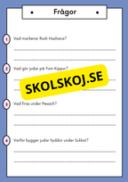 Judendomen - Historia, tro och traditioner - Årskurs 4 - 6