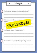 Judendomen - Historia, tro och traditioner - Årskurs 4 - 6