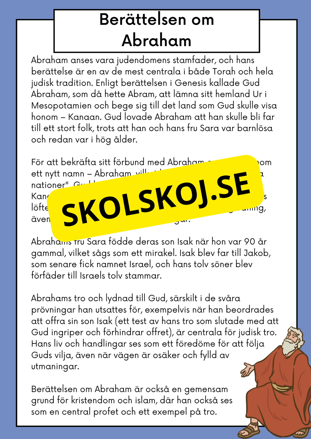 Judendomen - Historia, tro och traditioner - Årskurs 4 - 6