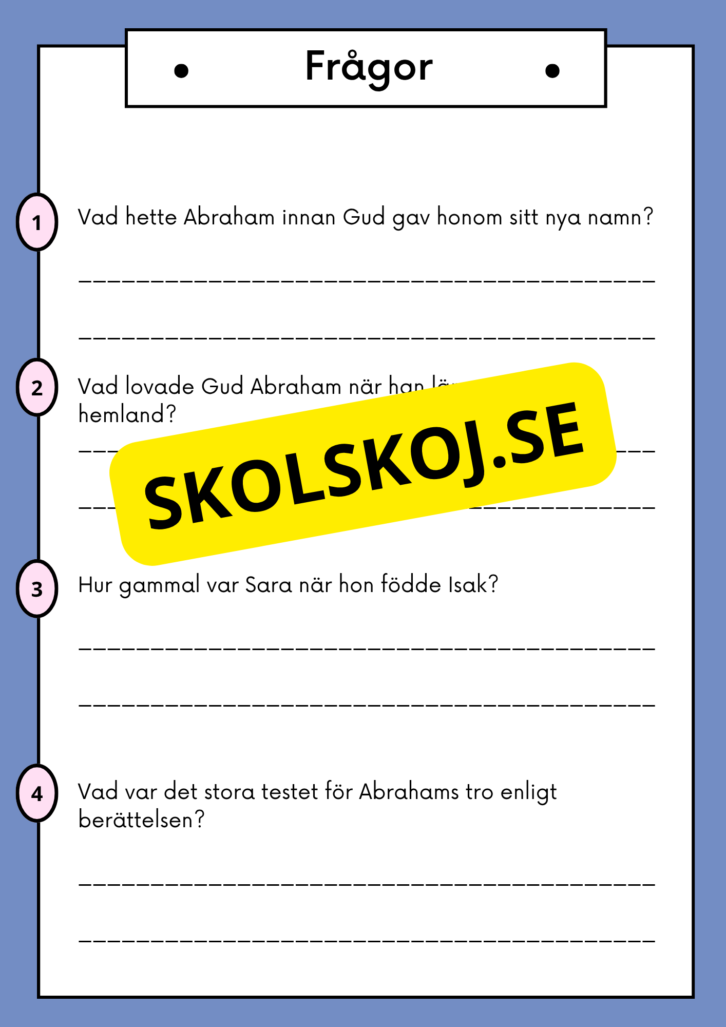 Judendomen - Historia, tro och traditioner - Årskurs 4 - 6