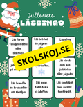 Jullovets läsbingo