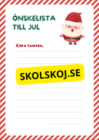Julskoj - Arbetsbok