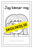 Känslor - Spåra ord och färglägg bilderna