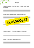 Kemi i luften - årskurs 4 - 6
