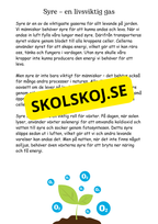 Kemi i luften - årskurs 4 - 6