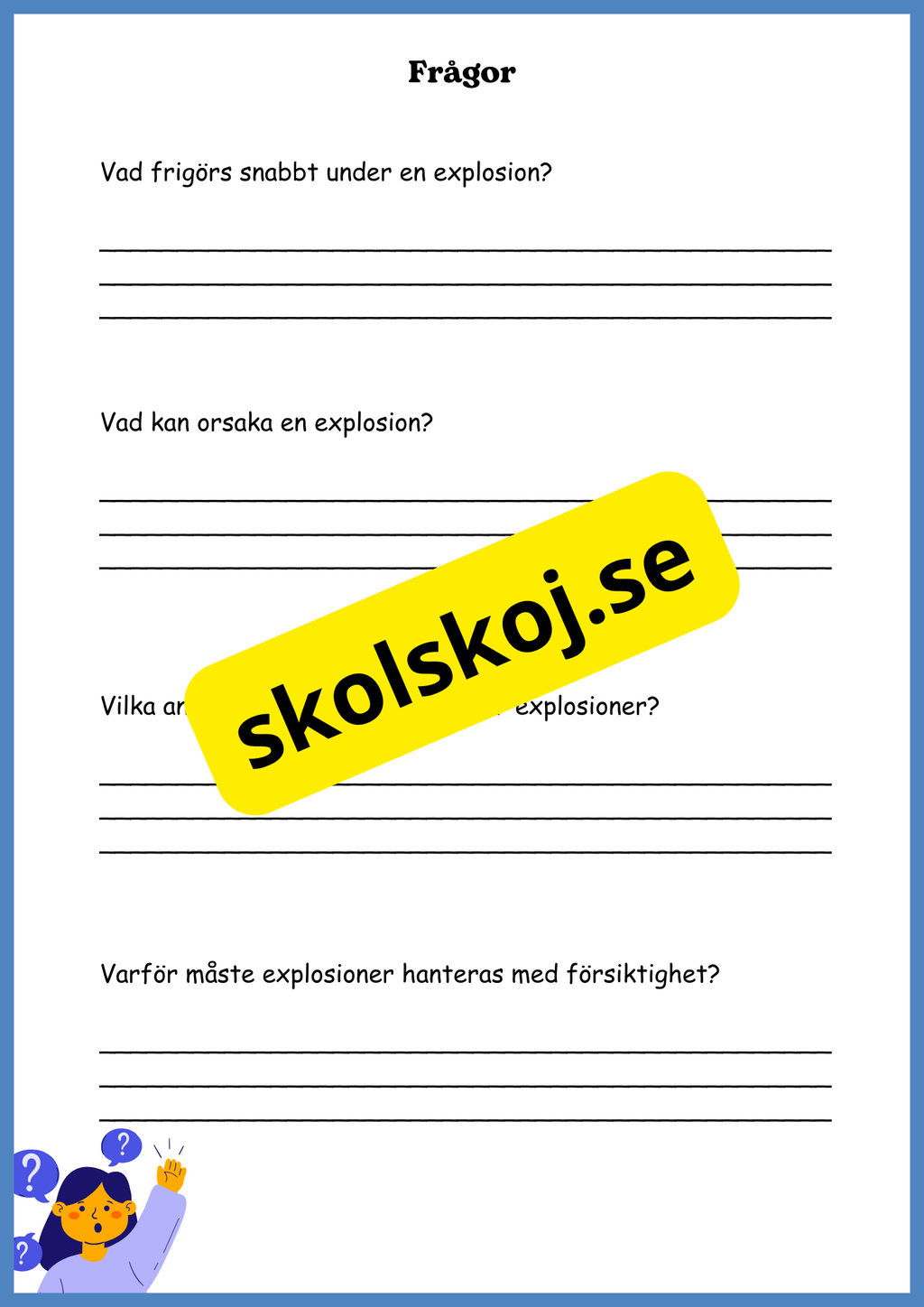 Kemiska reaktioner i vardagen - Årskurs 4 - 6