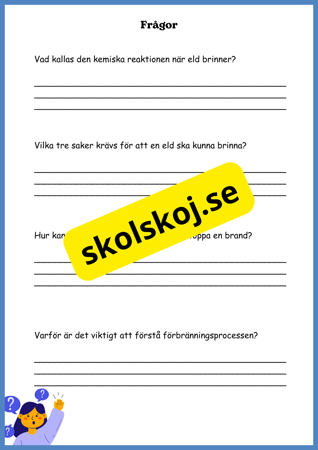 Kemiska reaktioner i vardagen - Årskurs 4 - 6